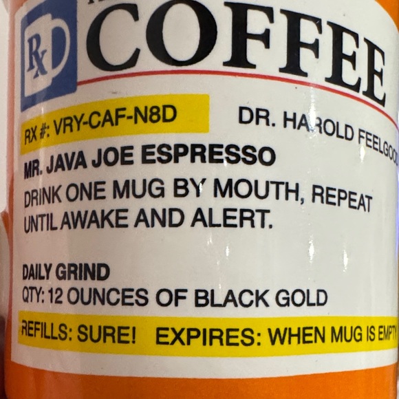 Prescription Coffee Mug - Picture 4 of 7
